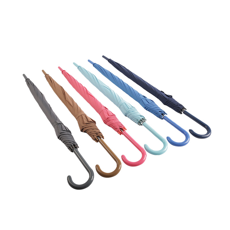 다크 블루 팰리스 스타일 명주 스트레이트 우산-0E6B0188