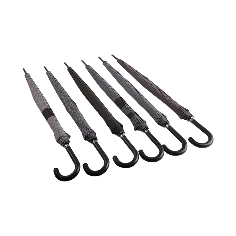 Pongee Straight umbrella-0E6B0318을 수리하기 쉬운 어두운 커피 색상