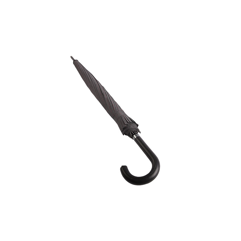 Pongee Straight umbrella-0E6B0318을 수리하기 쉬운 어두운 커피 색상