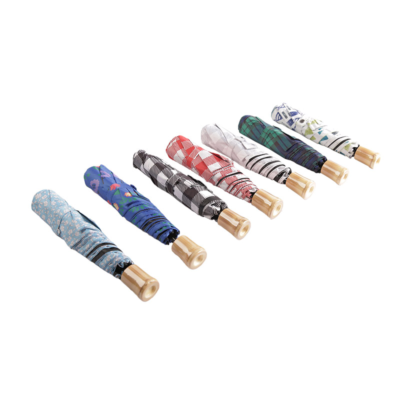 코팅된 3중 우산-0E6B0423이 있는 미니 다중 패턴 명주