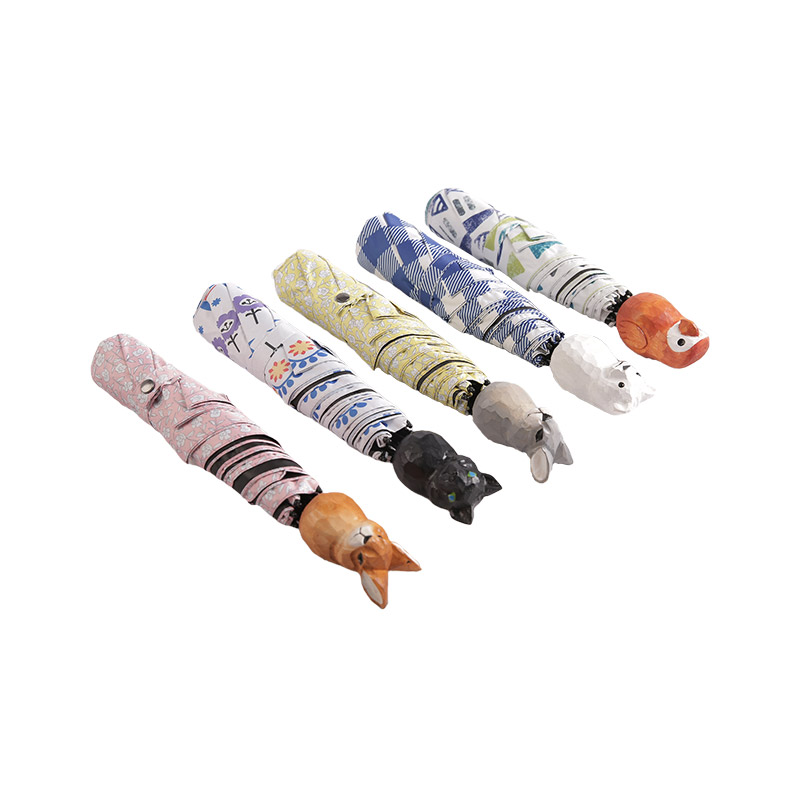 코팅 된 세 배 우산-0E6B0454와 나비 넥타이 원 배열 명주