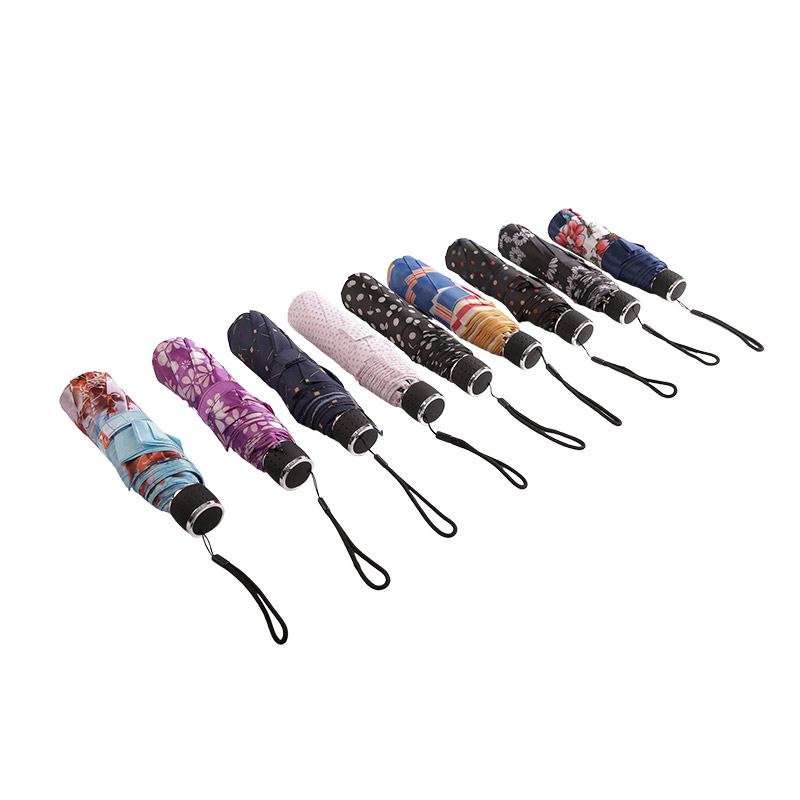 미니 땡땡이 명주 삼단우산-0E6B0499