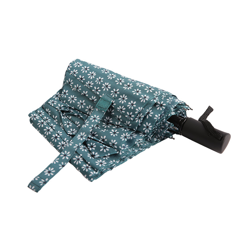 그린 프레시 플로럴 명주 세겹 우산-0E6B0512