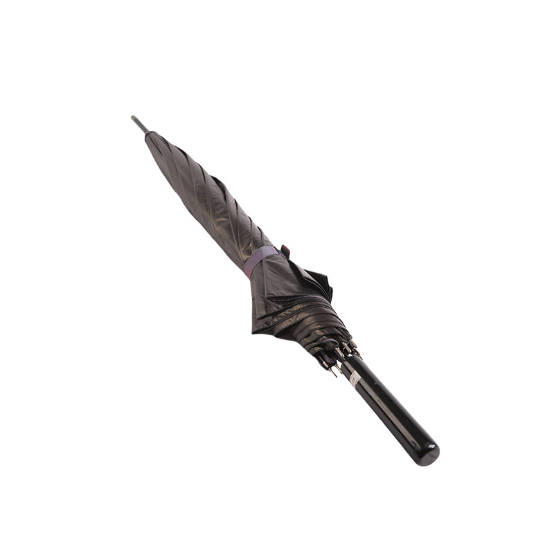 Black Coated+Polyester 직선 우산-0E6B0698이 있는 Black Xibe Type Pongee