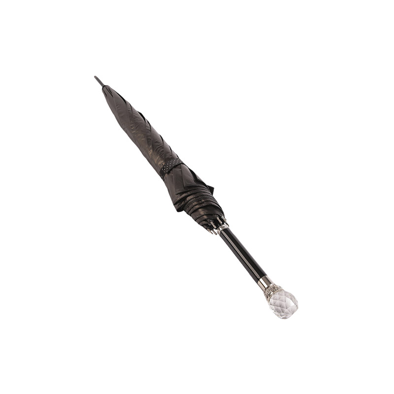 블랙 코팅 스트레이트 umbrella-0E6B0733 대기 등급 핸들 견주