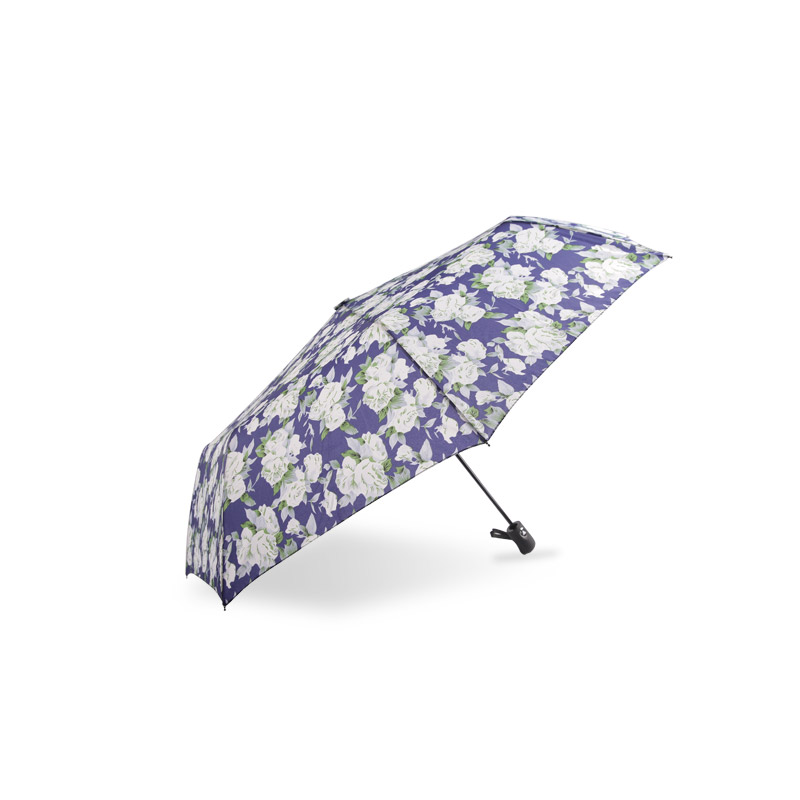 빈티지 스타 프린트 Pongeer 3단 우산-0E6B0757